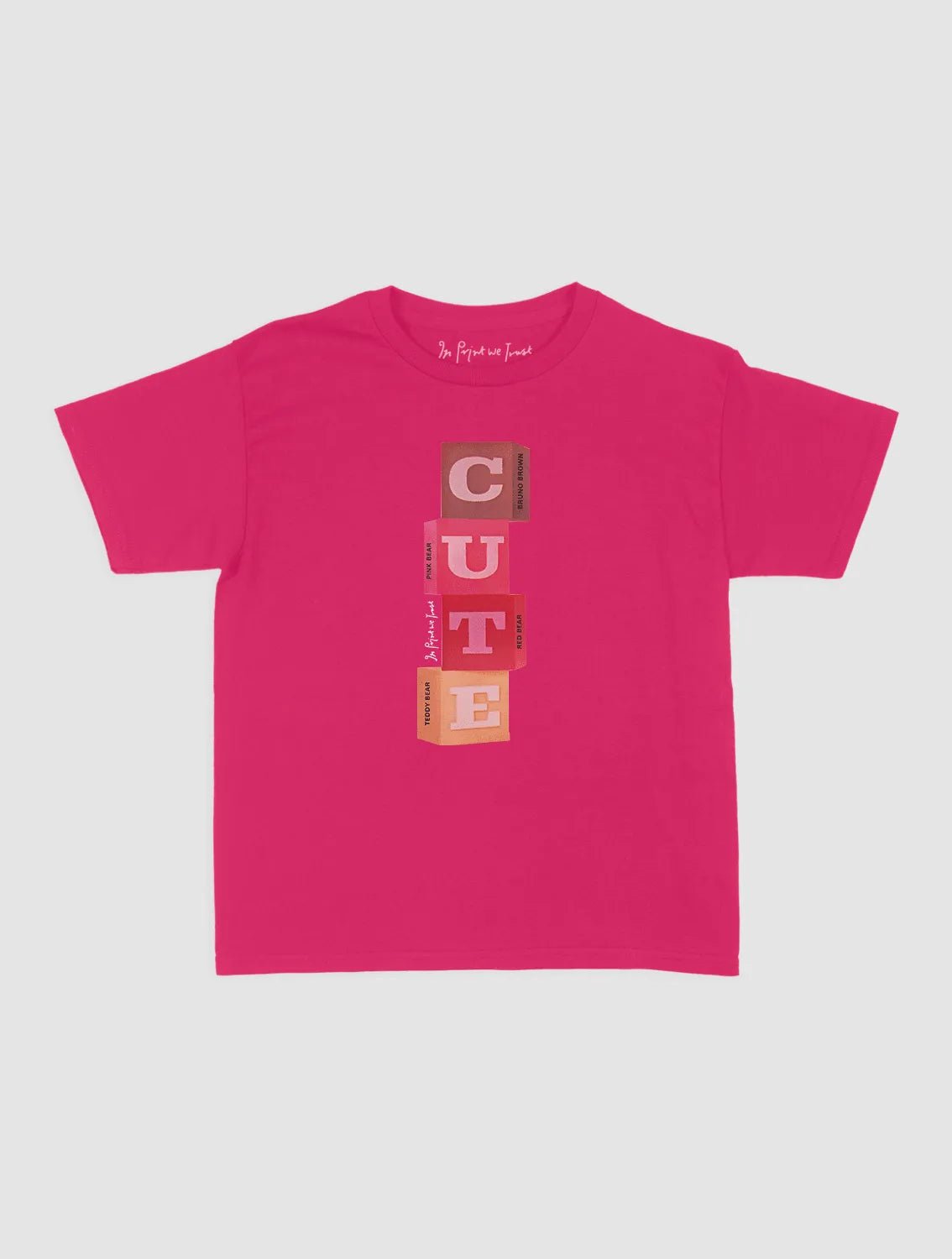 cute baby tee - In Print We Trust
