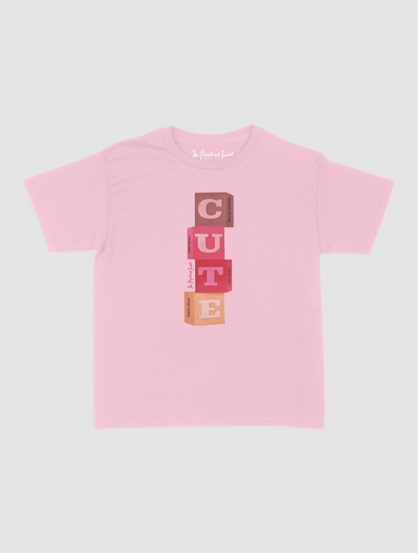 cute baby tee - In Print We Trust