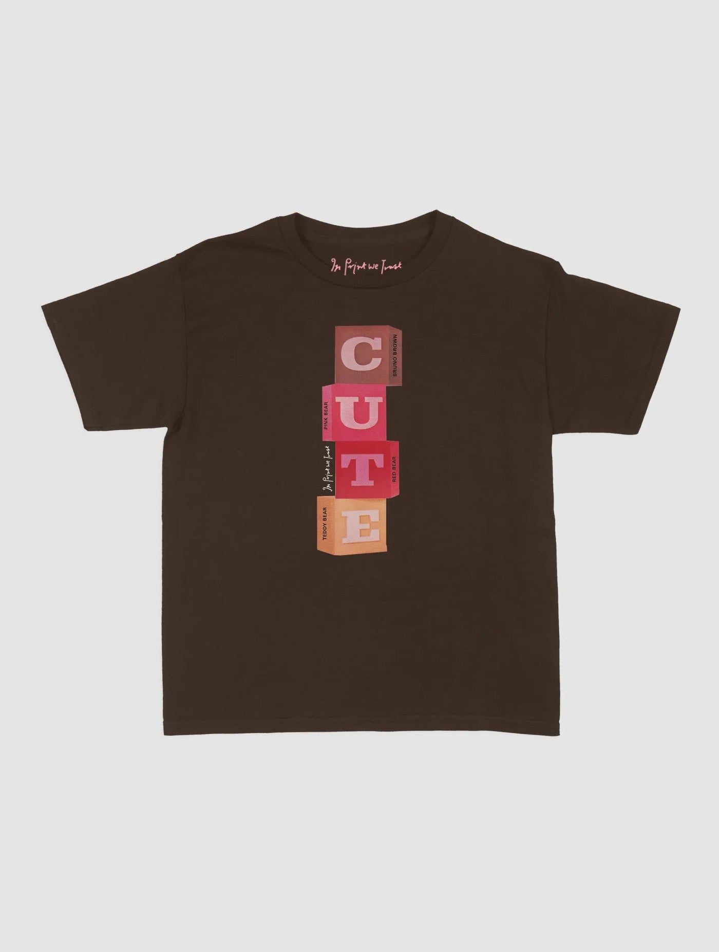 cute baby tee - In Print We Trust