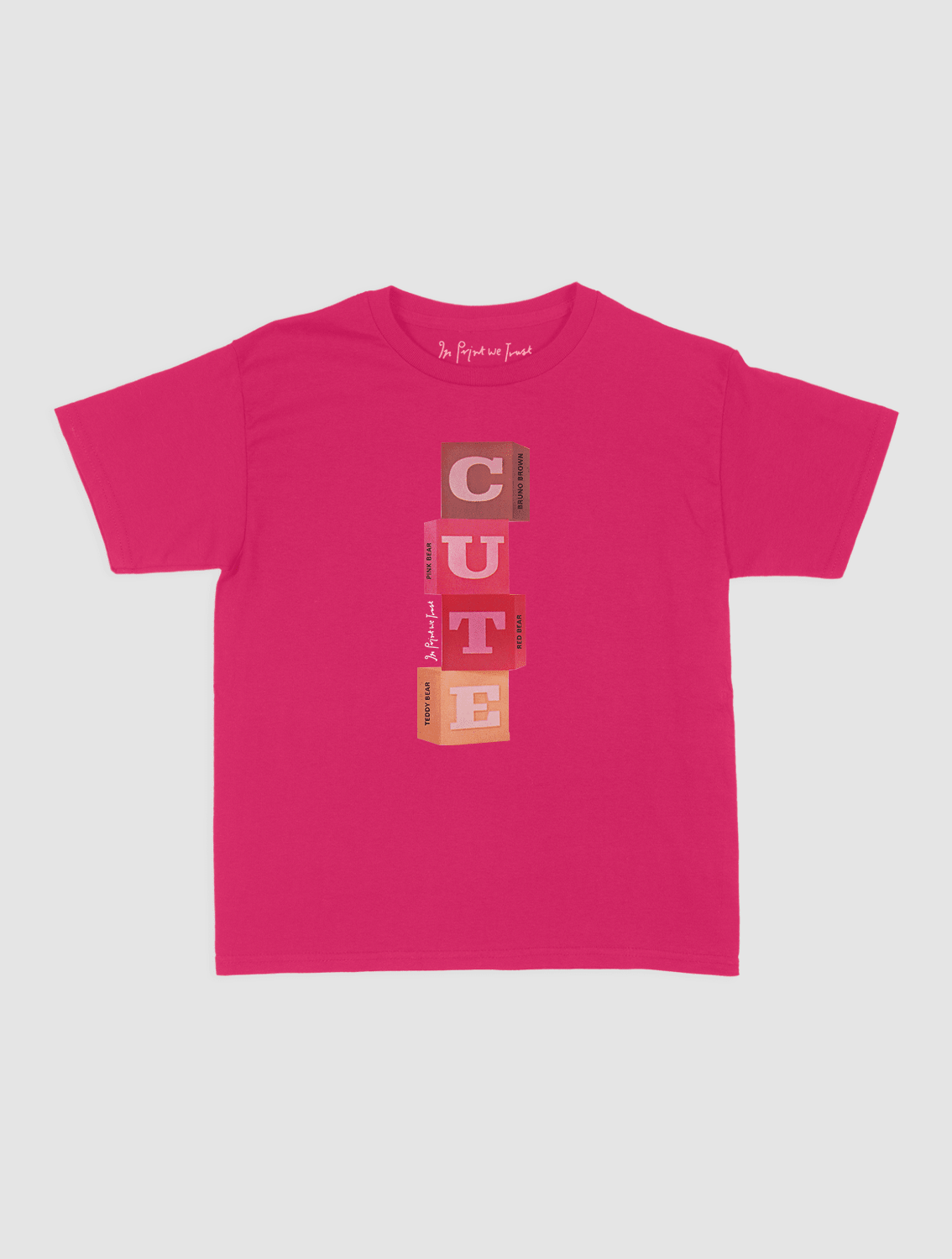 cute baby tee - In Print We Trust