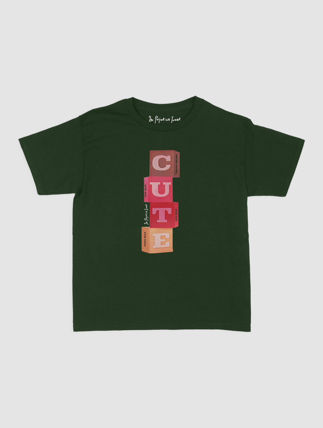 cute baby tee - In Print We Trust