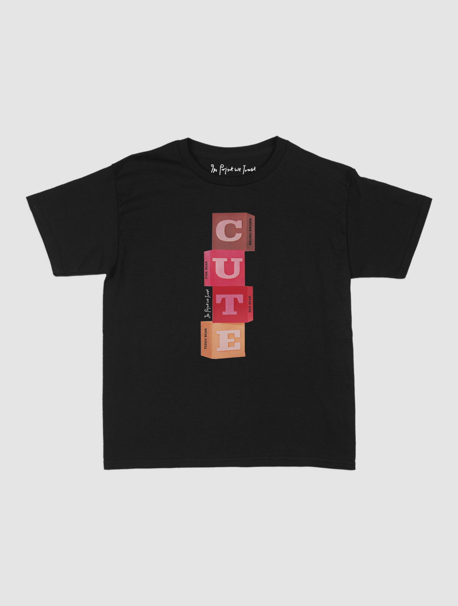 cute baby tee - In Print We Trust