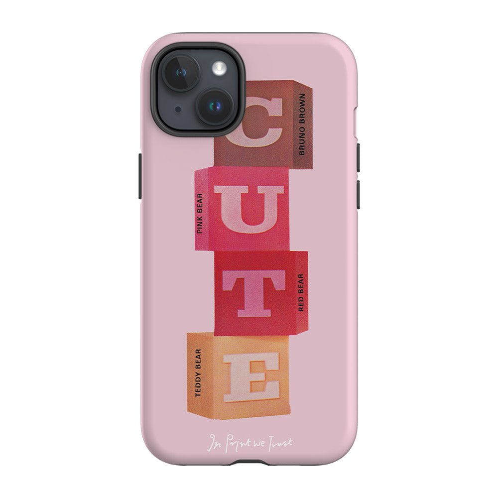 cute tough iPhone case - In Print We Trust