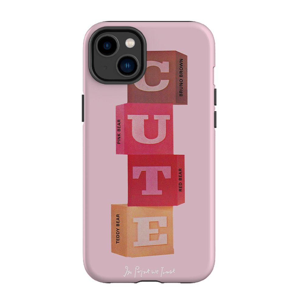 cute tough iPhone case - In Print We Trust