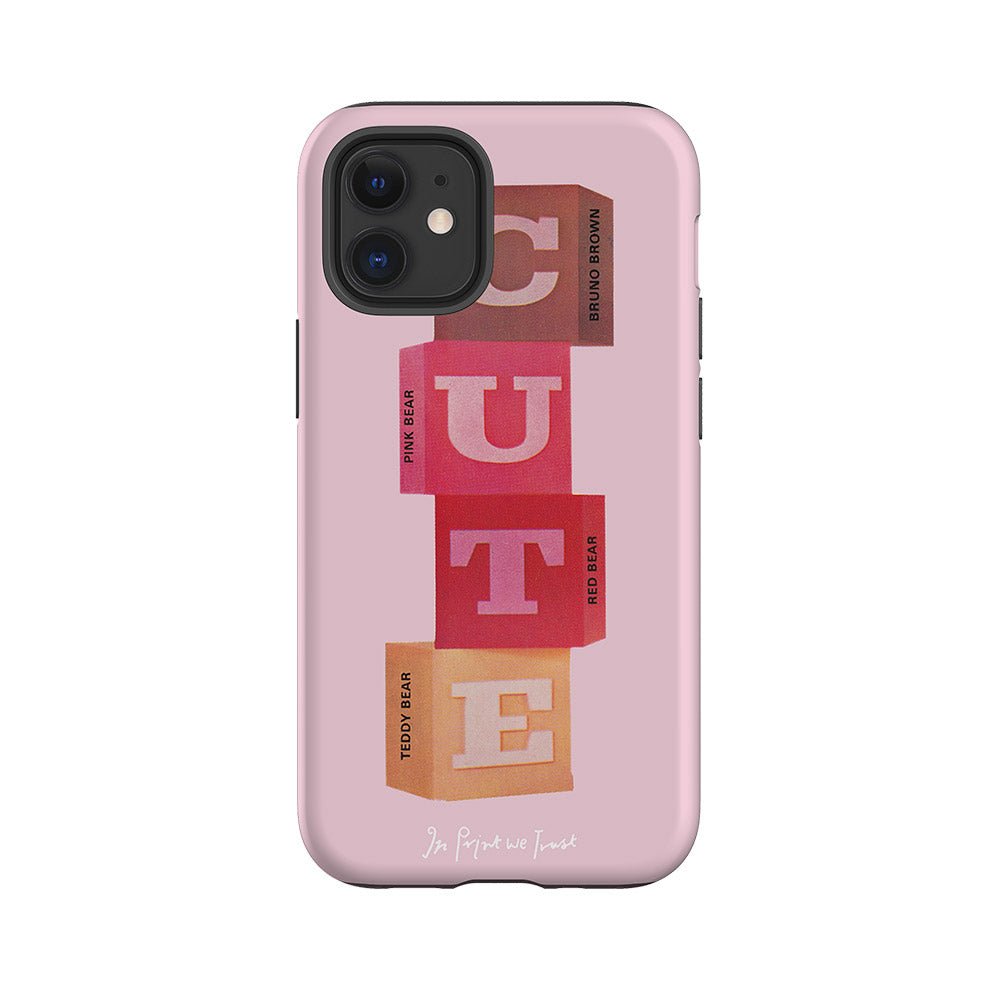 cute tough iPhone case - In Print We Trust