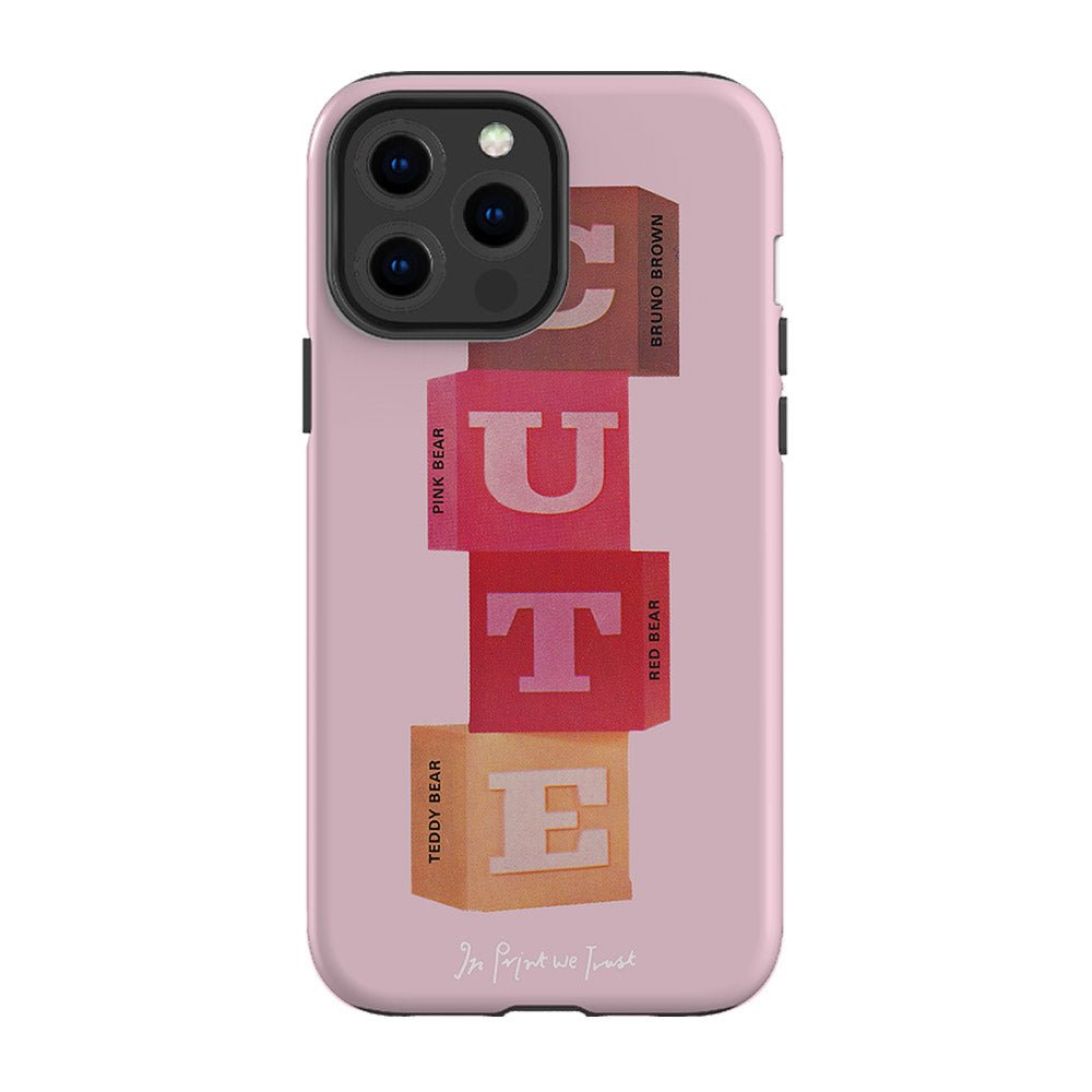 cute tough iPhone case - In Print We Trust