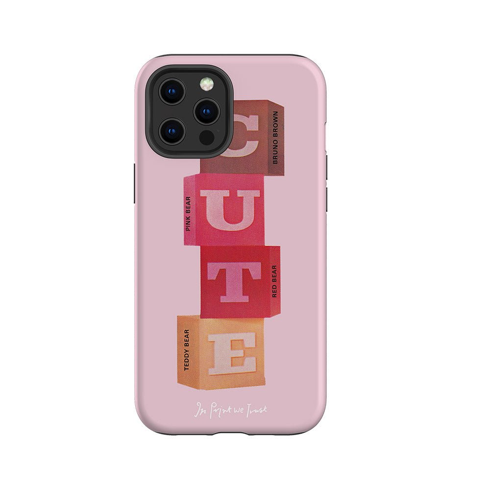 cute tough iPhone case - In Print We Trust