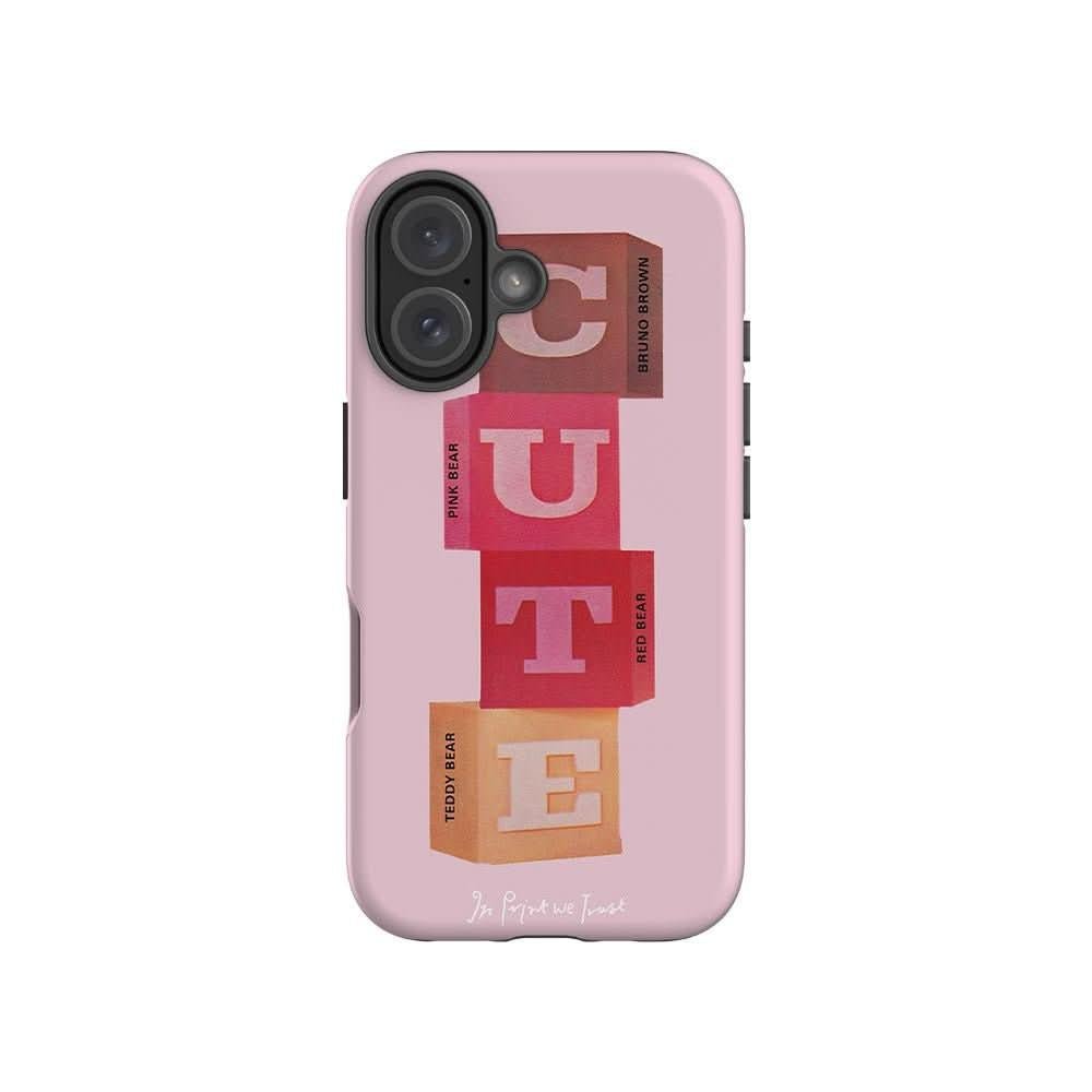 cute tough iPhone case - In Print We Trust