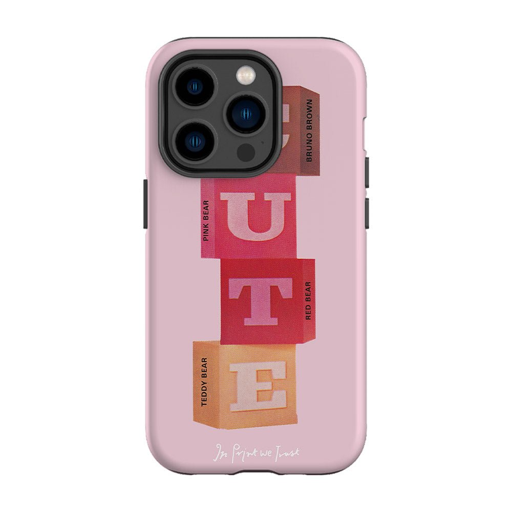 cute tough iPhone case - In Print We Trust