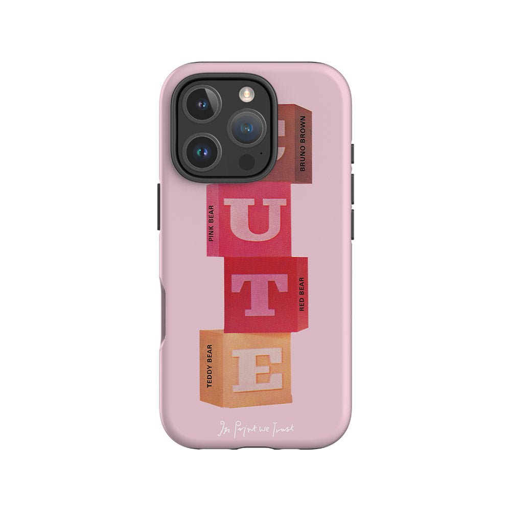 cute tough iPhone case - In Print We Trust