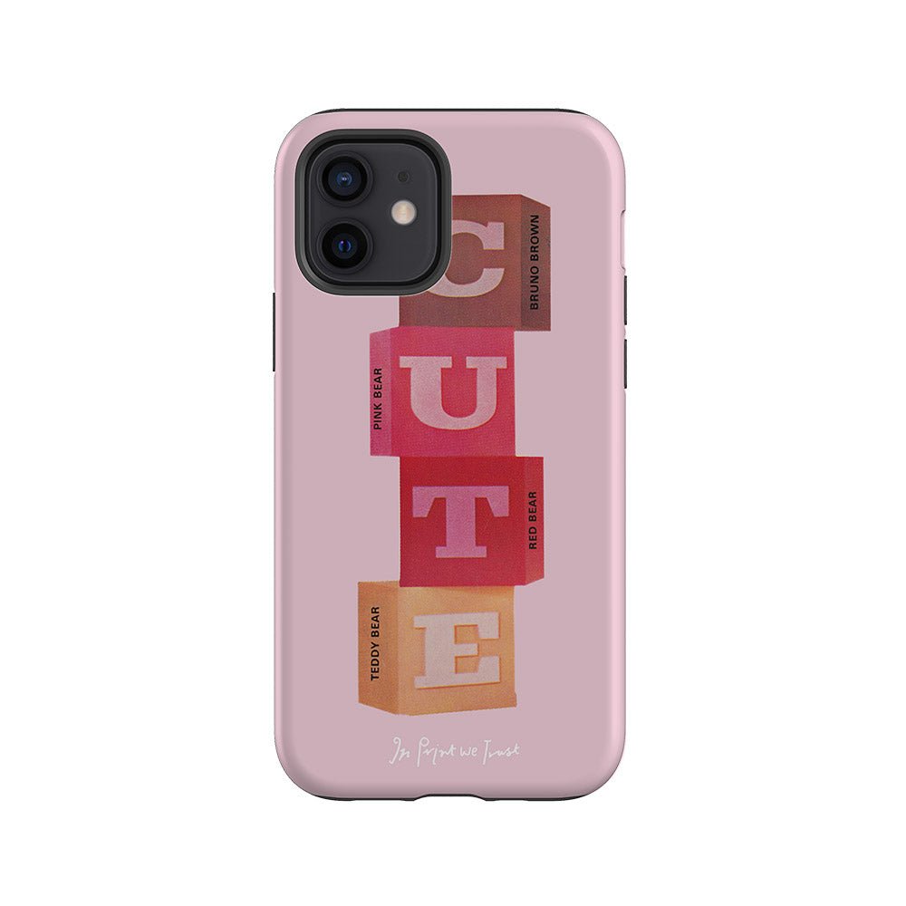 cute tough iPhone case - In Print We Trust