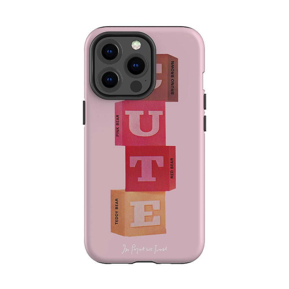 cute tough iPhone case - In Print We Trust