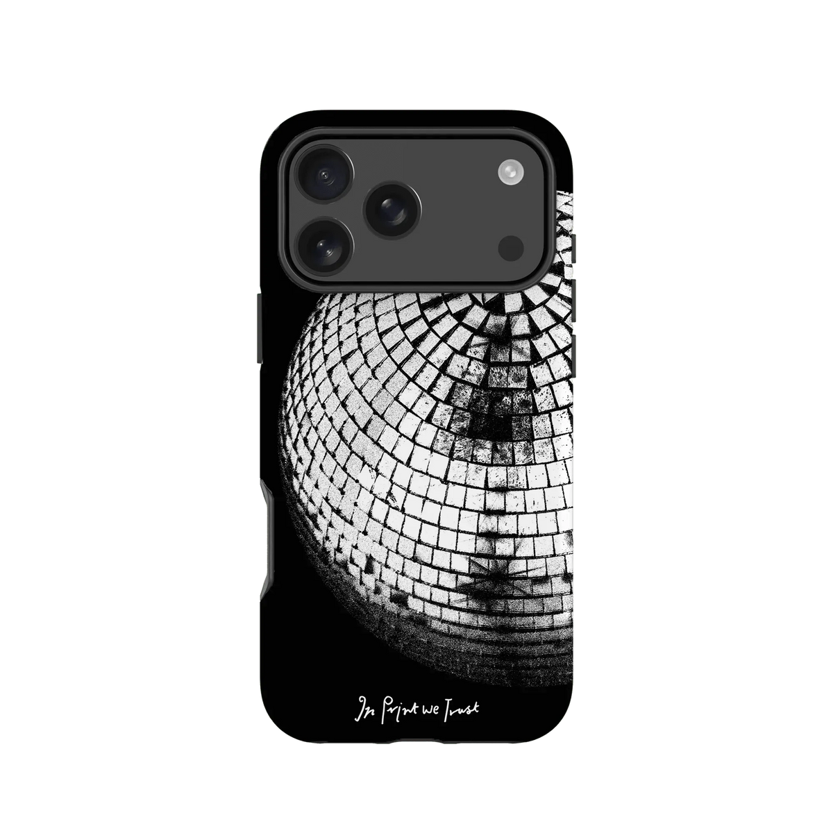 studio 54 tough iPhone case (black) - In Print We Trust