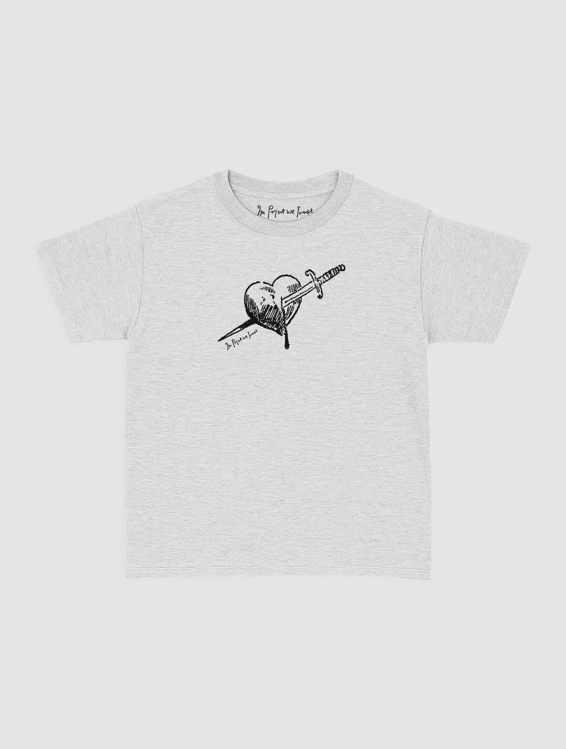 dagger baby tee - In Print We Trust