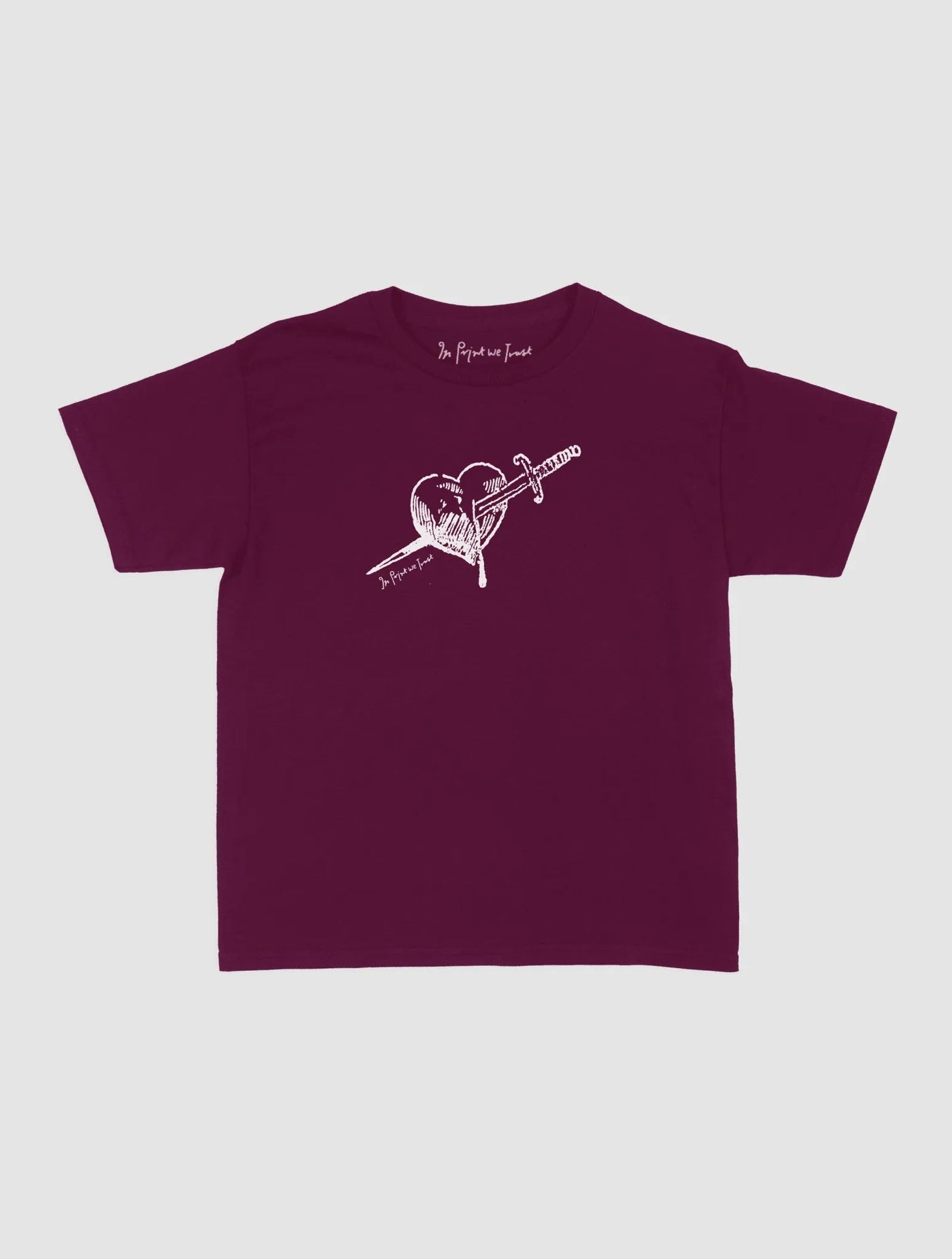 dagger baby tee - In Print We Trust