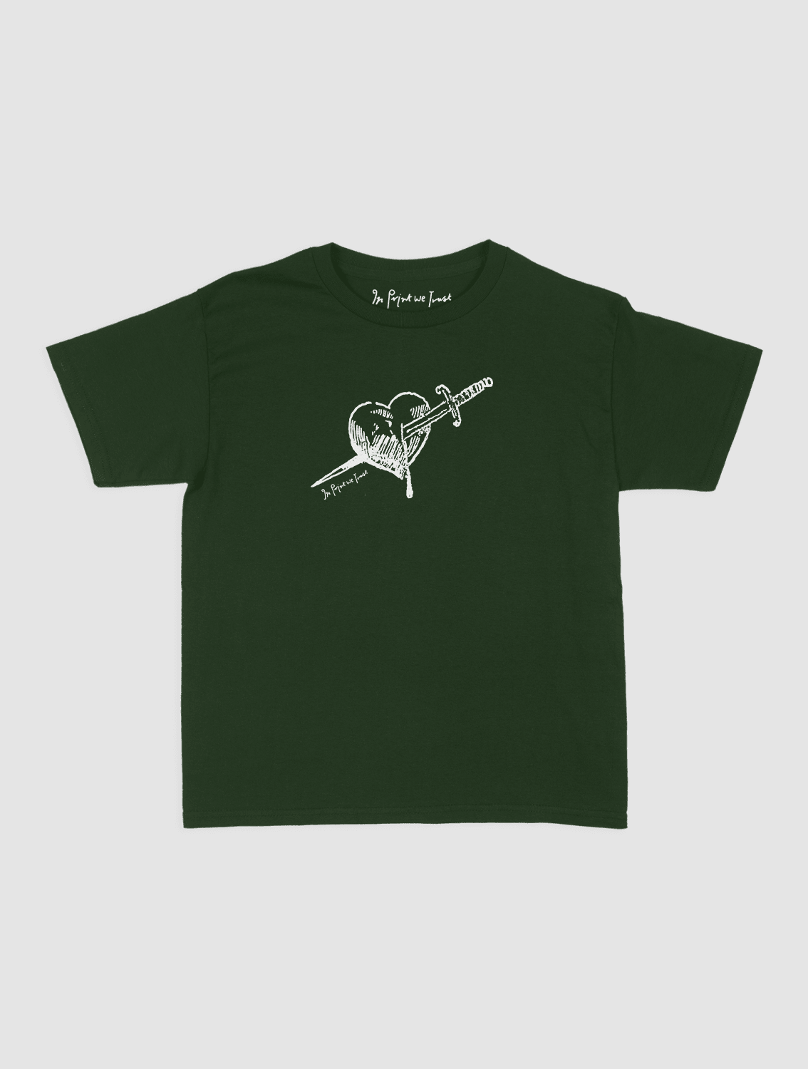 dagger baby tee - In Print We Trust