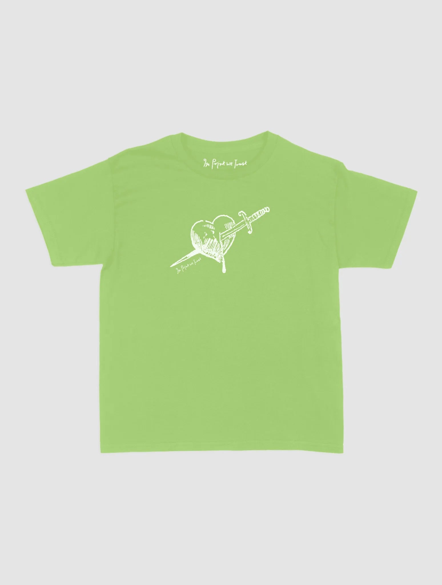 dagger baby tee - In Print We Trust