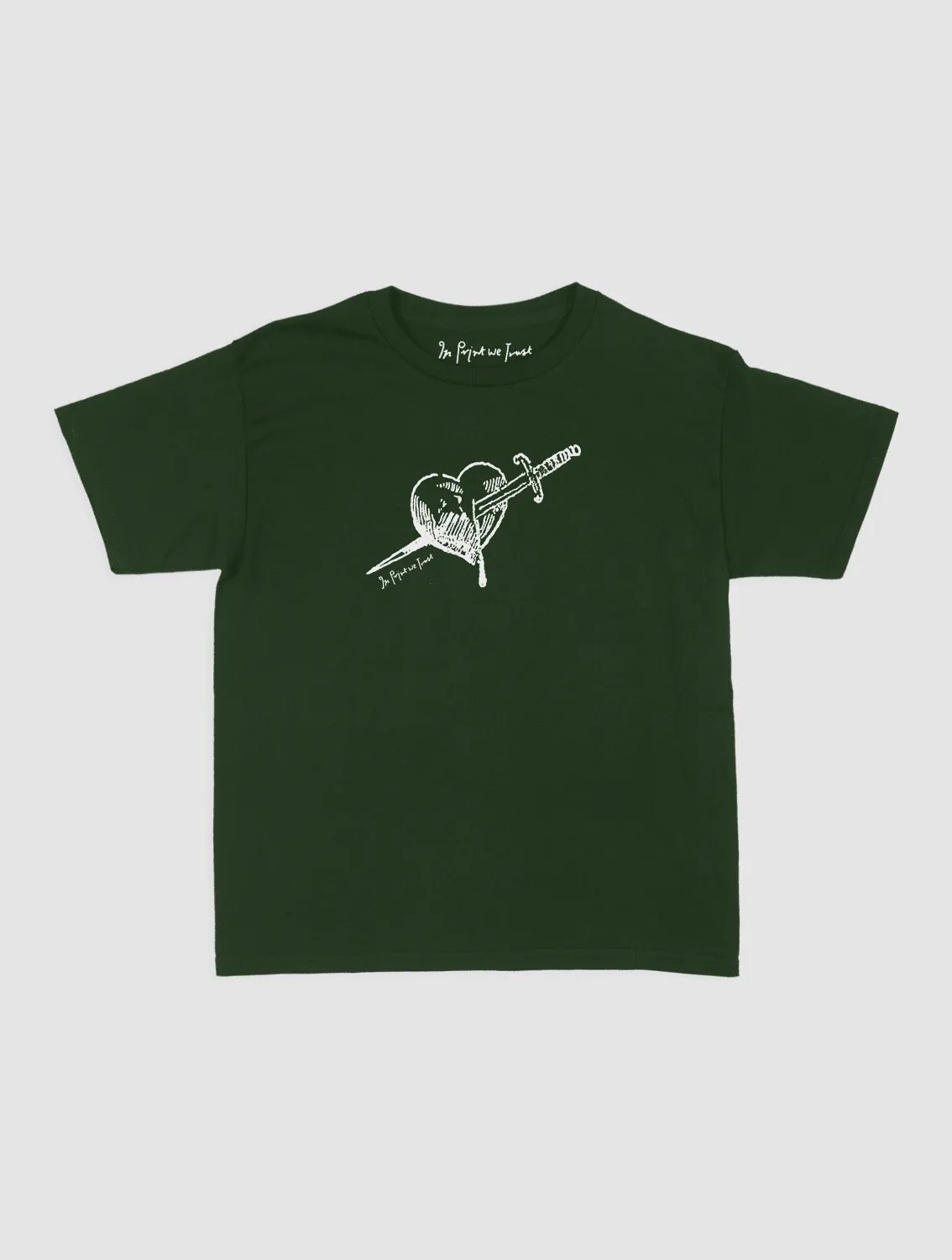 dagger baby tee - In Print We Trust