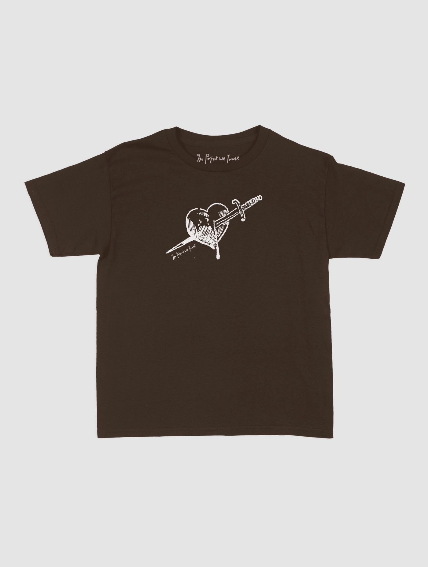 dagger baby tee - In Print We Trust