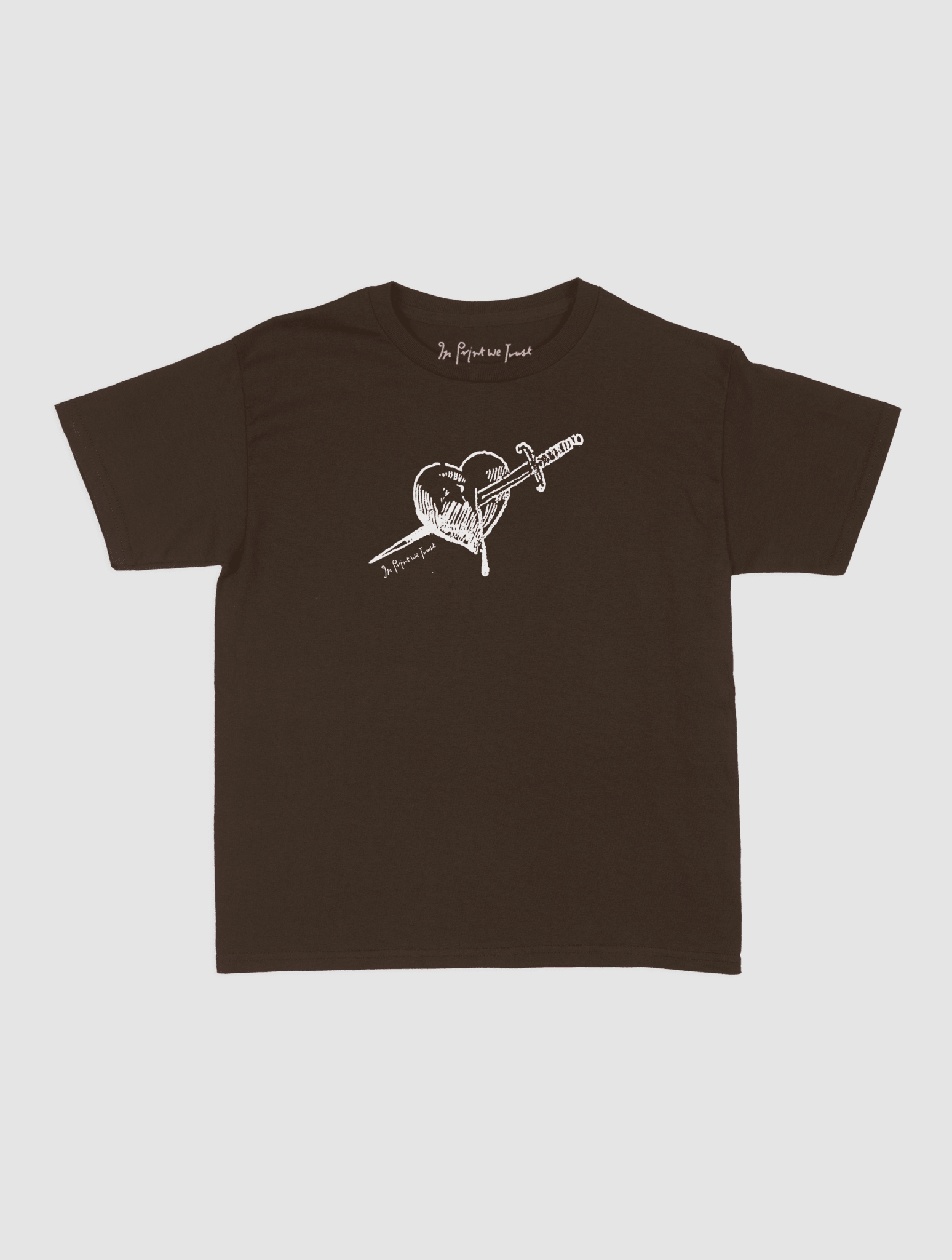 dagger baby tee - In Print We Trust