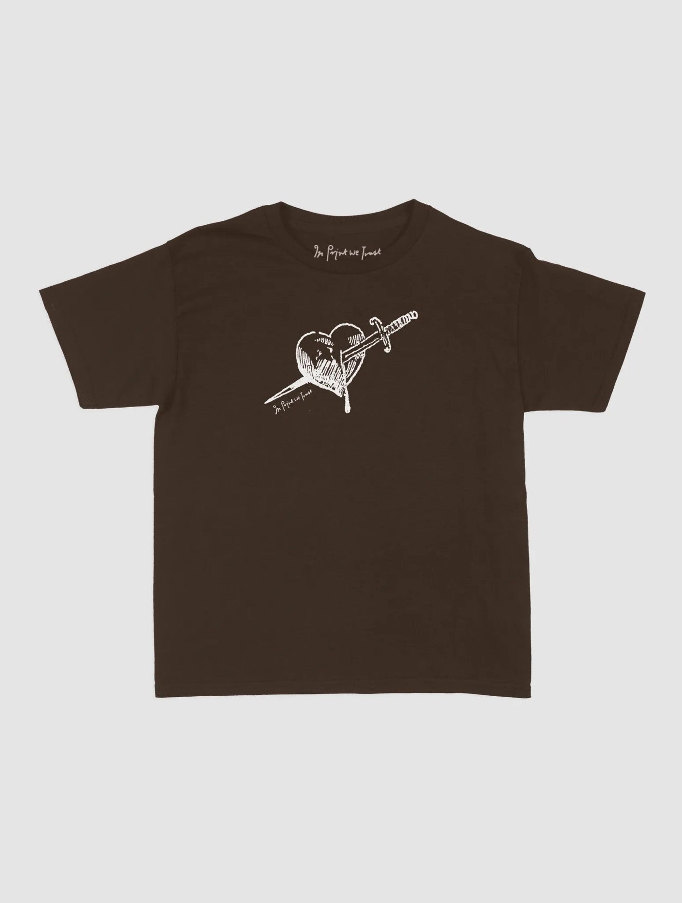 dagger baby tee - In Print We Trust