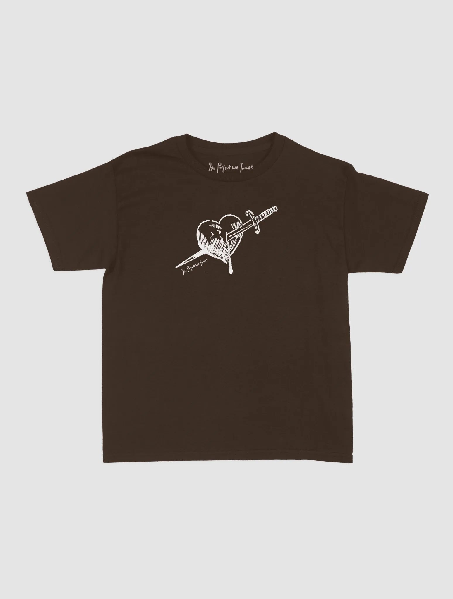 dagger baby tee - In Print We Trust