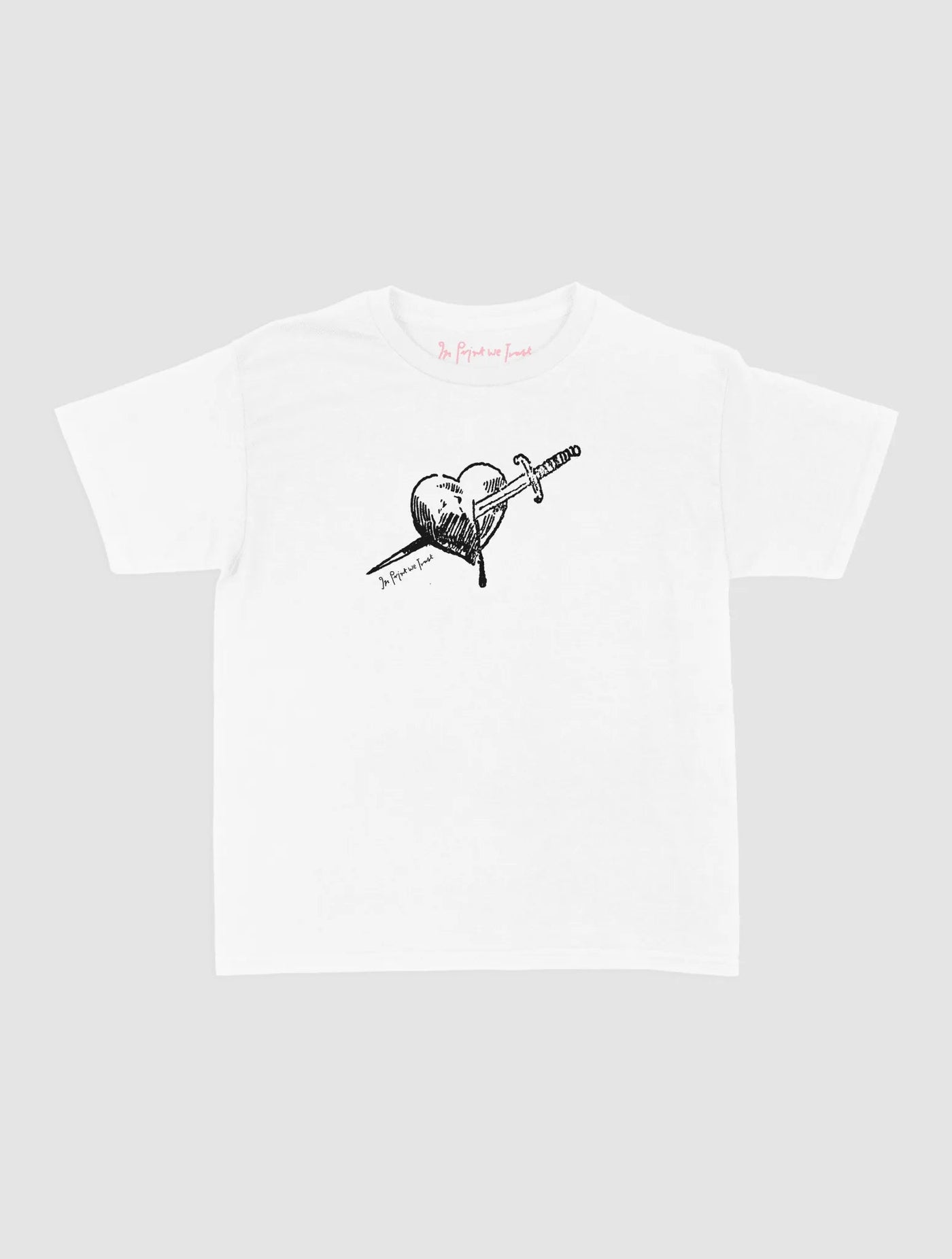 dagger baby tee - In Print We Trust