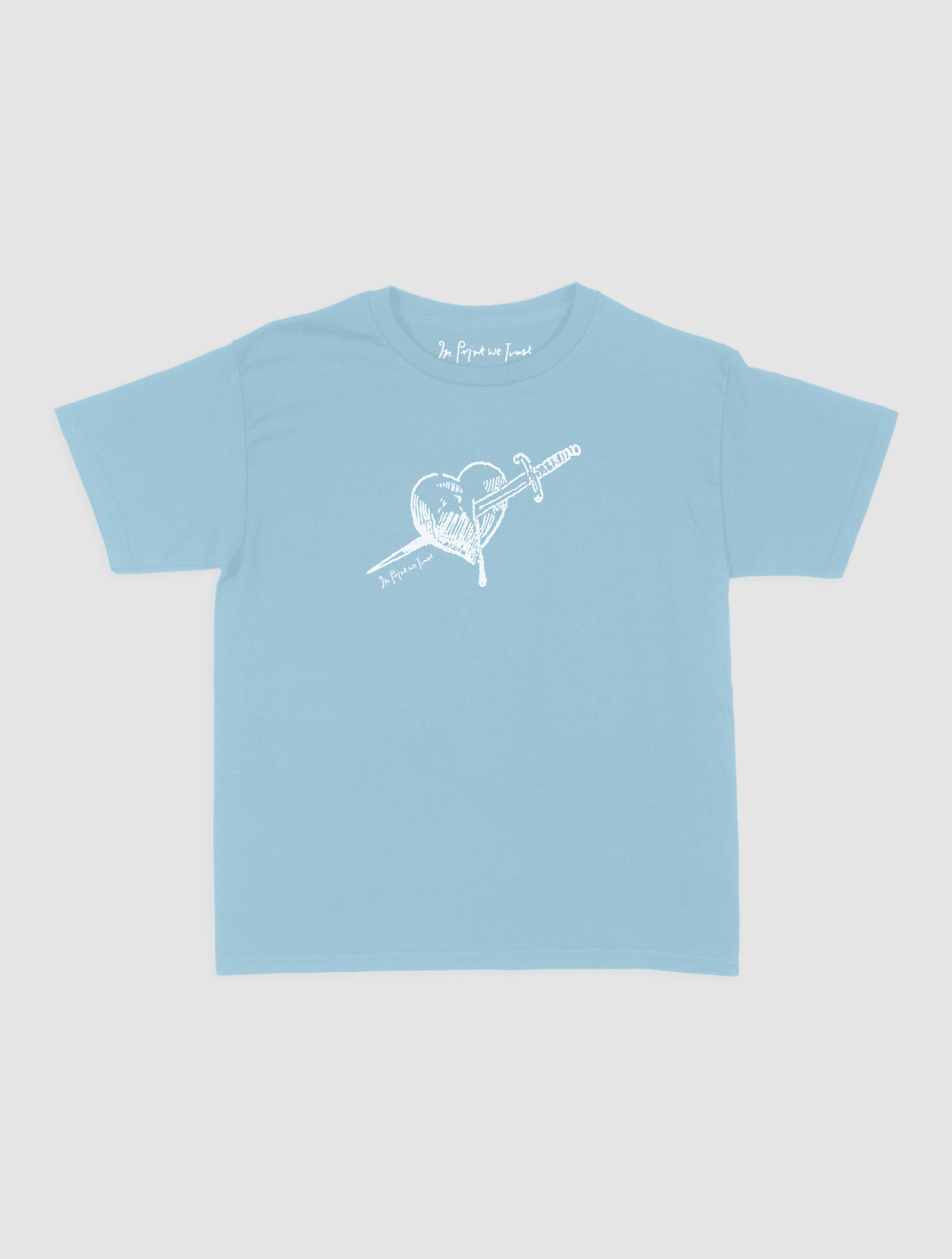 dagger baby tee - In Print We Trust