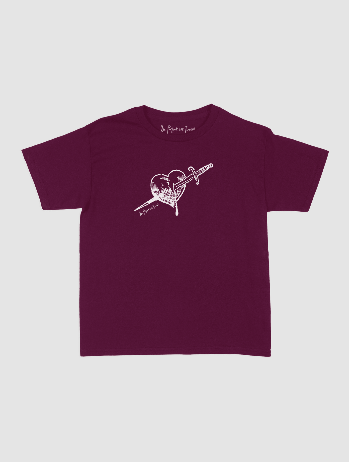 dagger baby tee - In Print We Trust