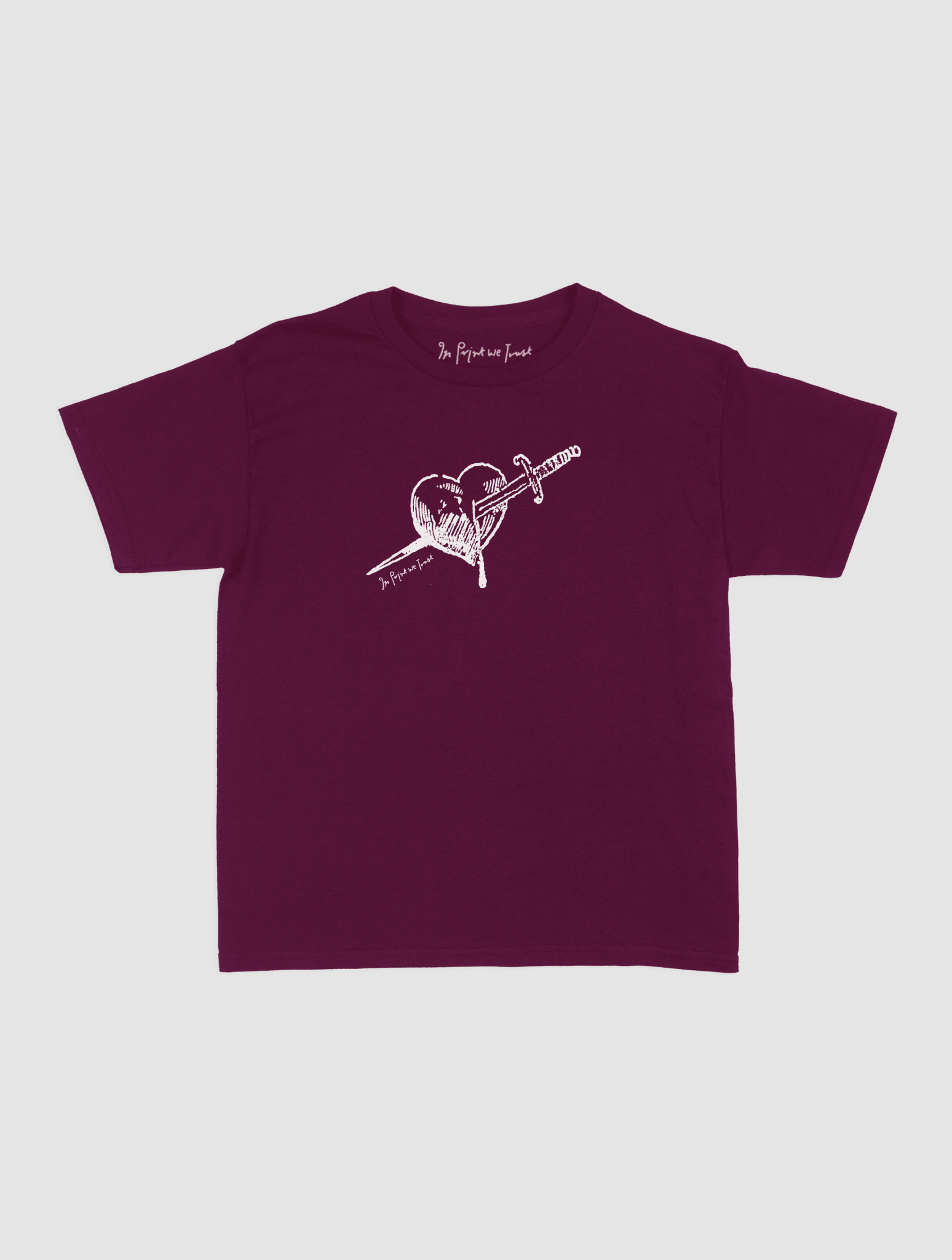 dagger baby tee - In Print We Trust