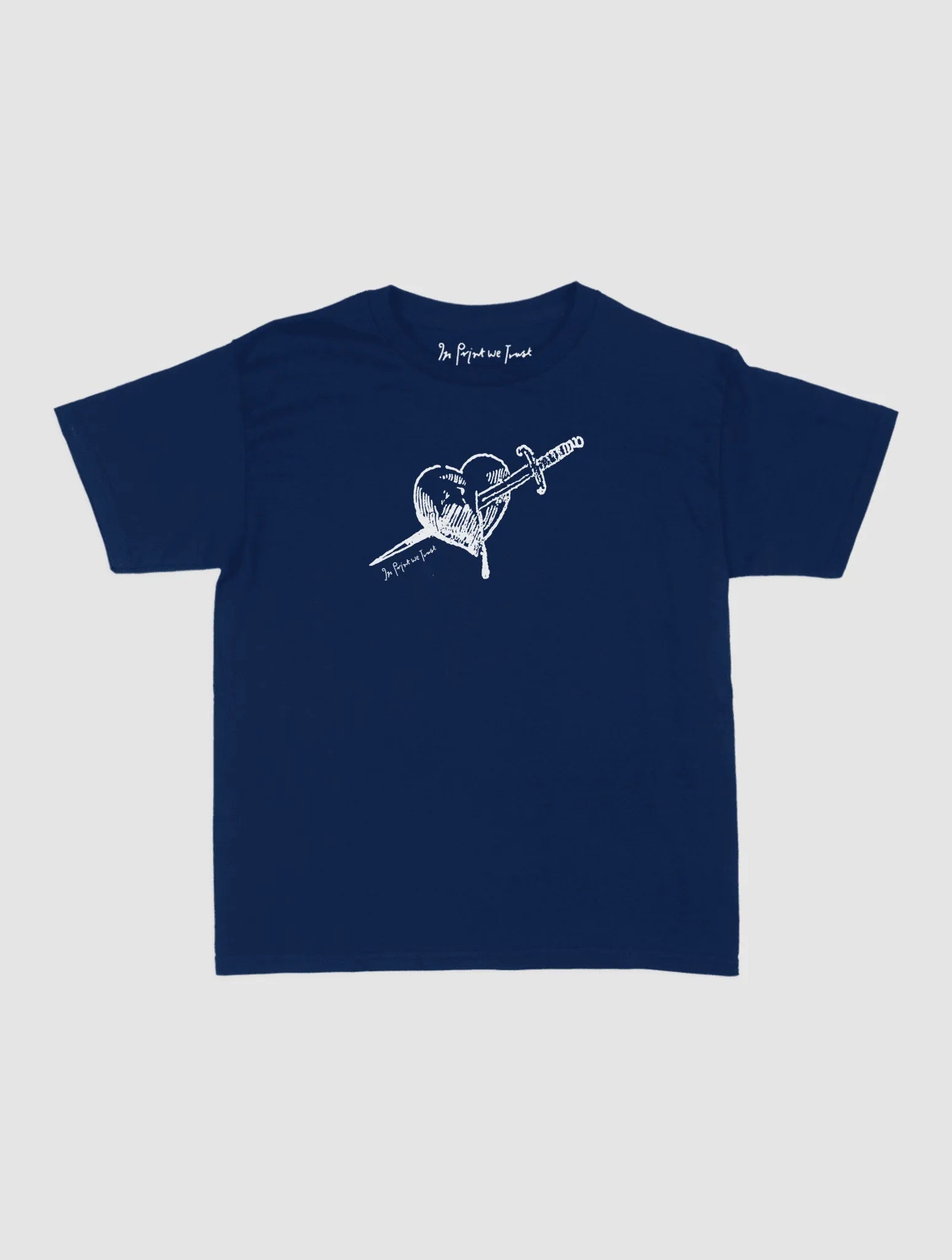 dagger baby tee - In Print We Trust
