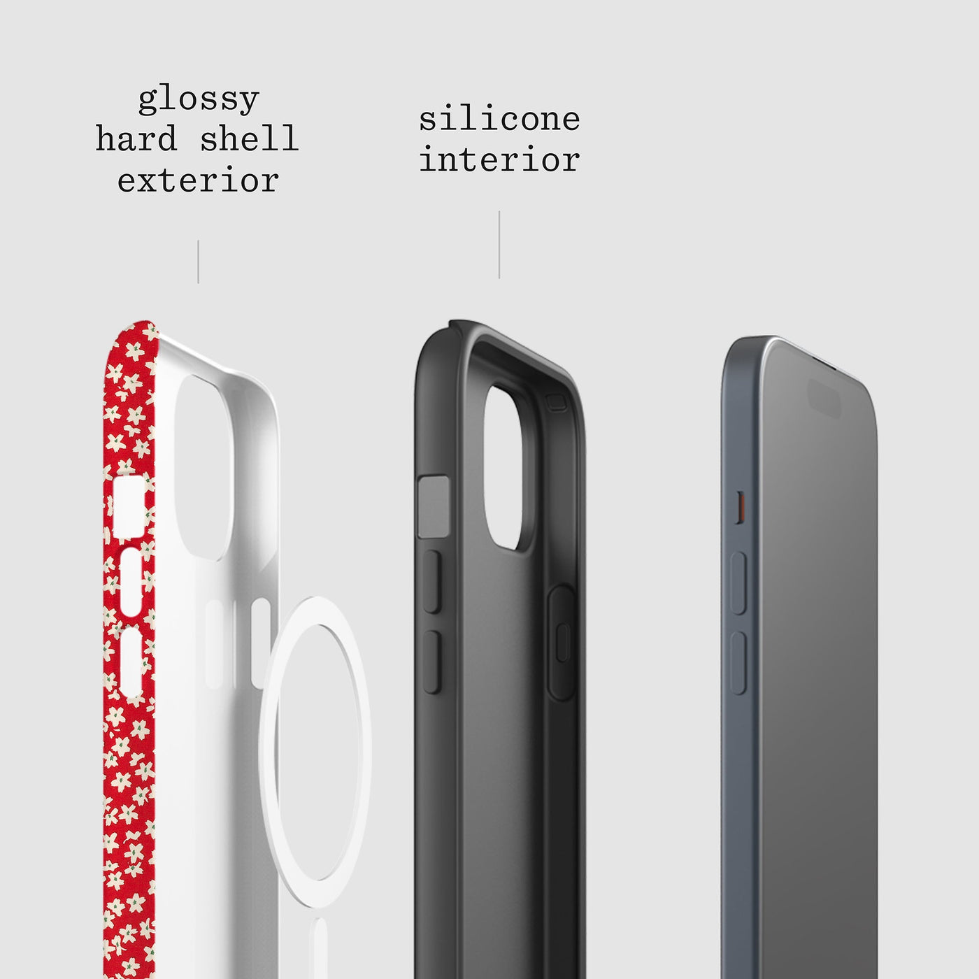 dainty tough iPhone case - In Print We Trust