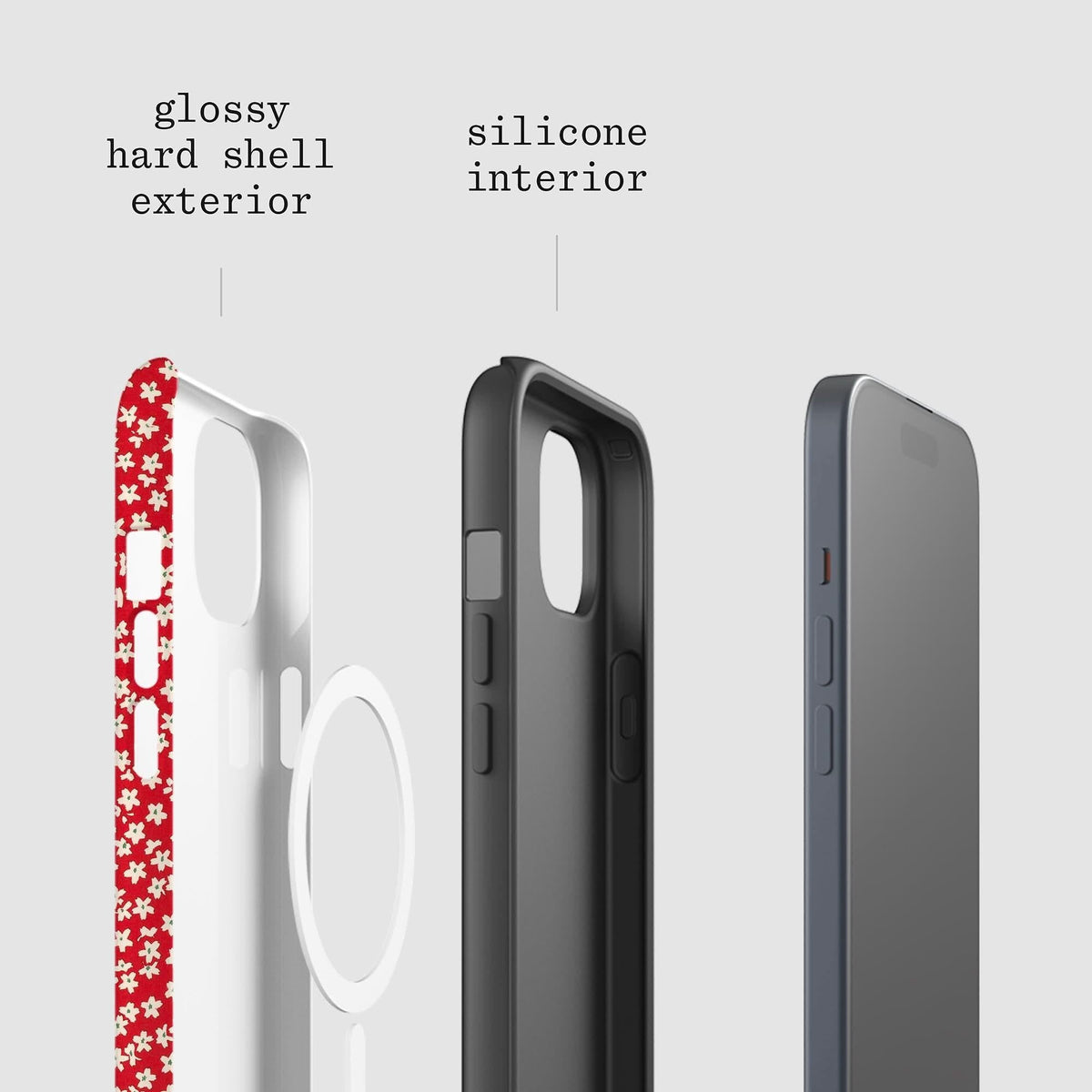 dainty tough iPhone case - In Print We Trust