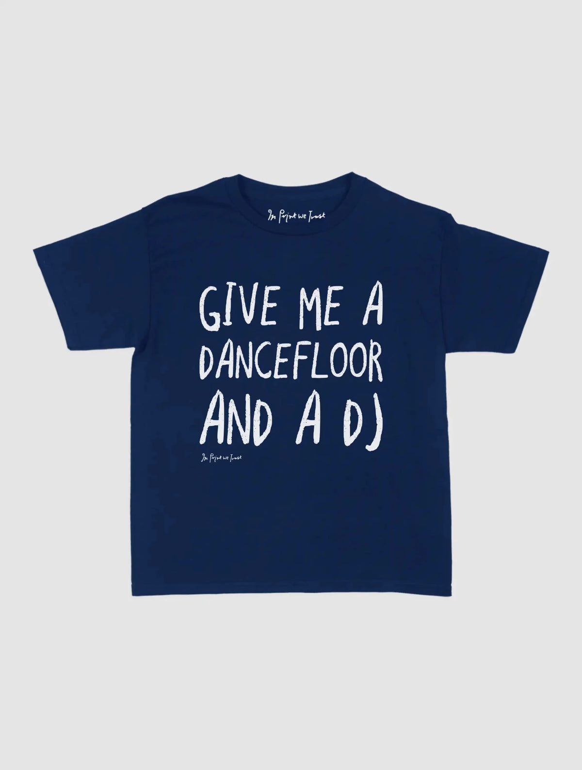 dancefloor baby tee - In Print We Trust