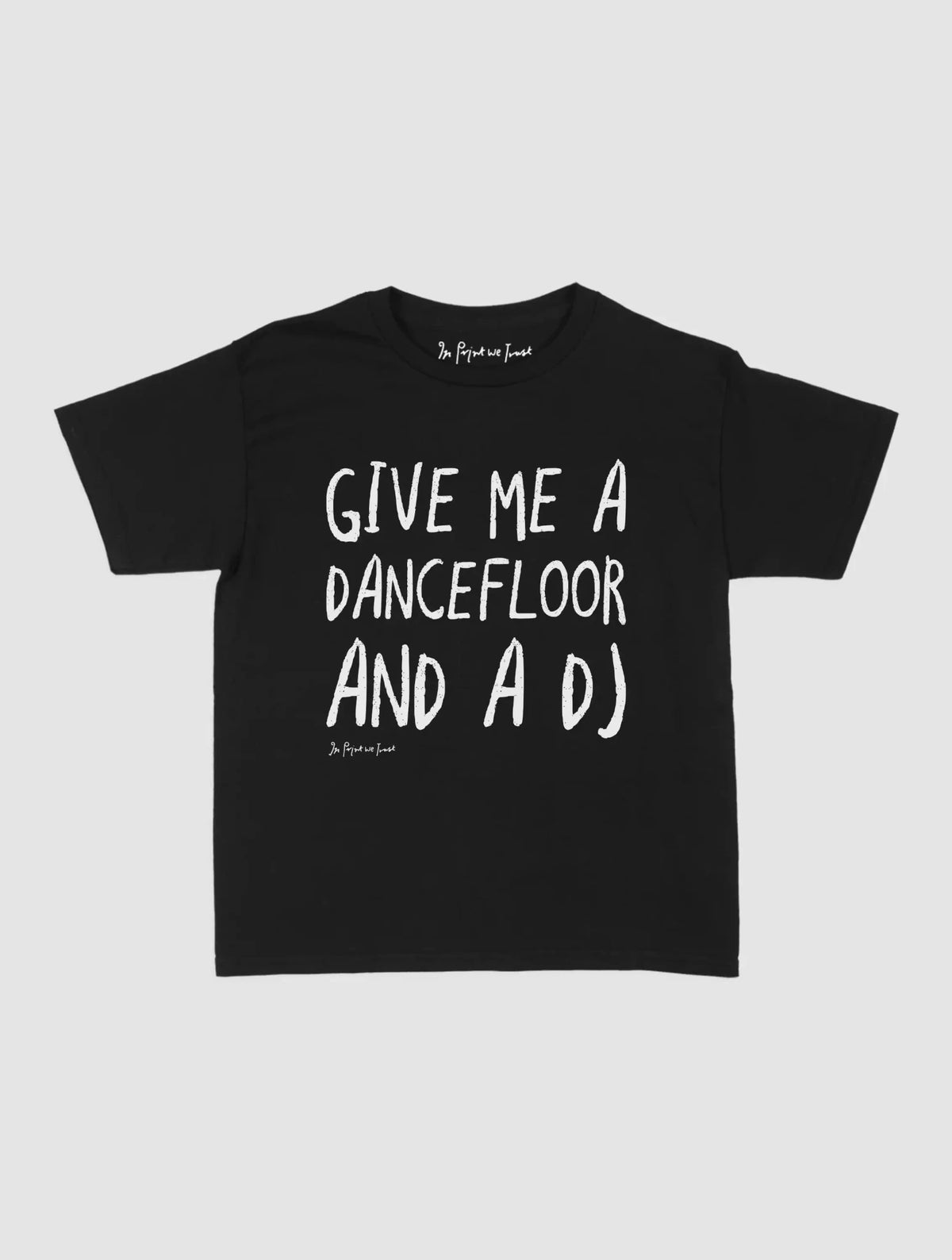 dancefloor baby tee - In Print We Trust
