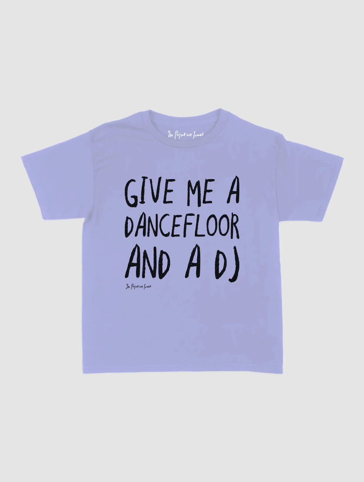 dancefloor baby tee - In Print We Trust