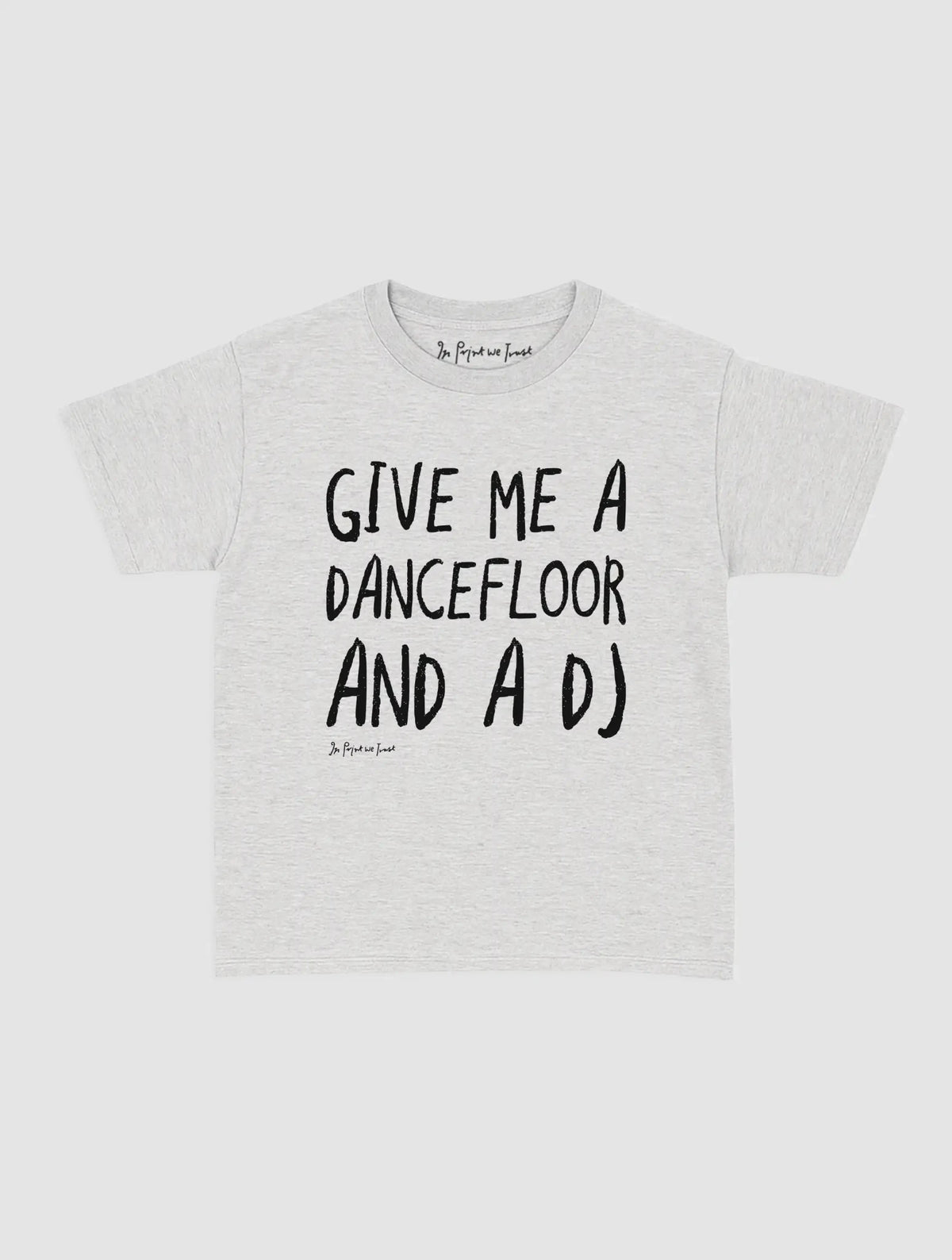 dancefloor baby tee - In Print We Trust