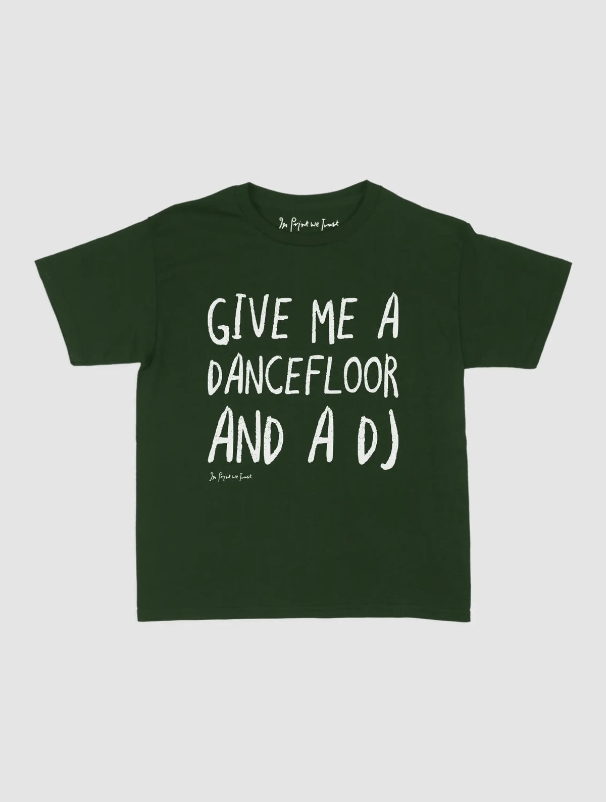 dancefloor baby tee - In Print We Trust