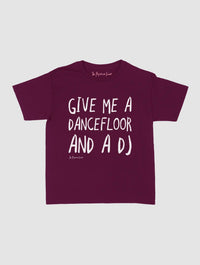 dancefloor baby tee - In Print We Trust
