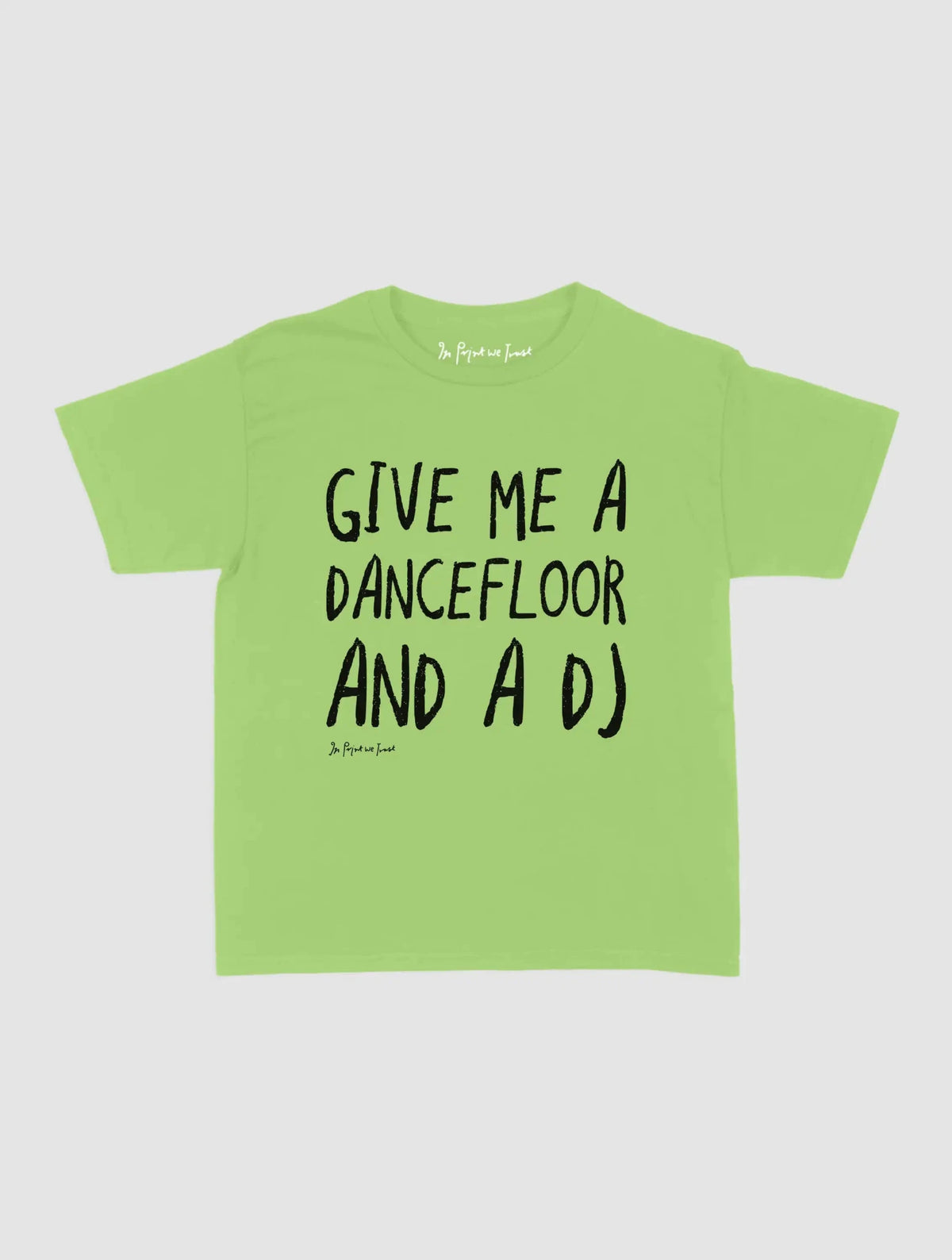 dancefloor baby tee - In Print We Trust