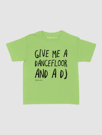 dancefloor baby tee - In Print We Trust
