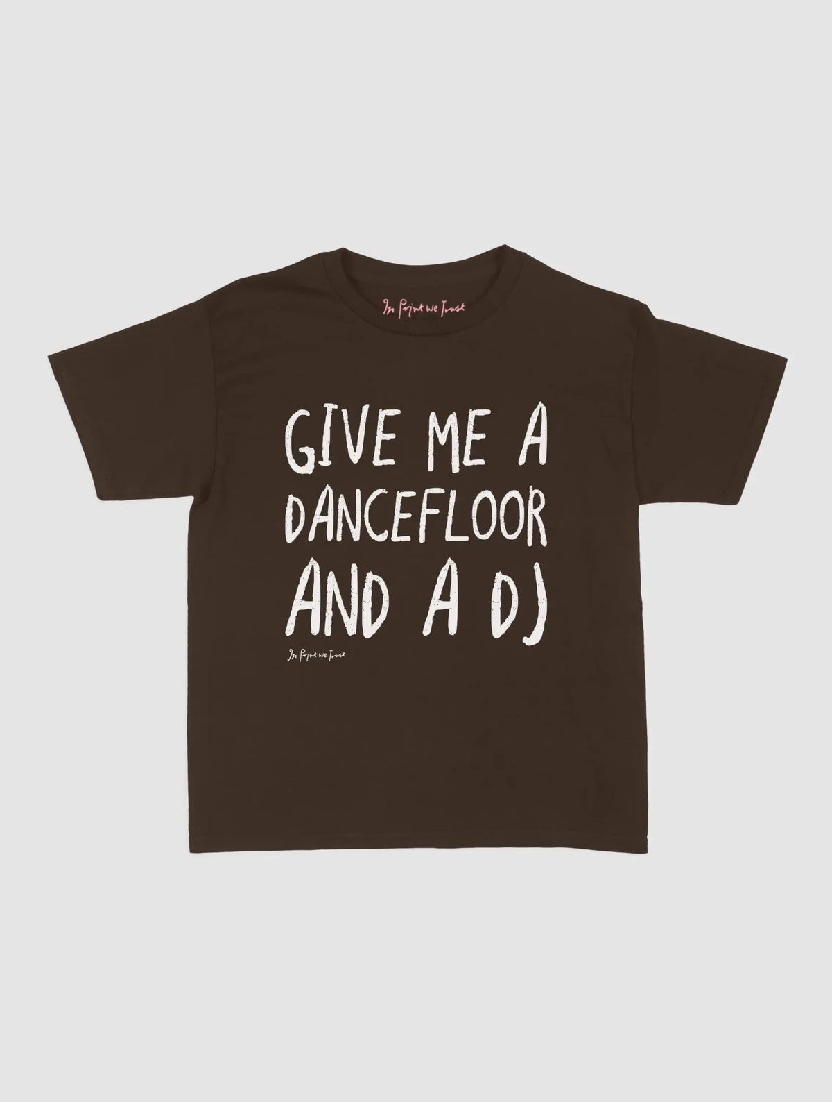 dancefloor baby tee - In Print We Trust