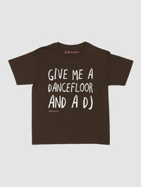 dancefloor baby tee - In Print We Trust