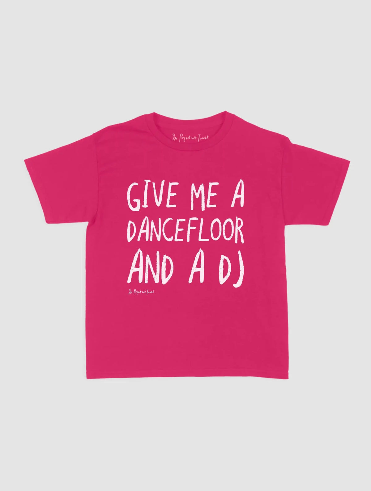 dancefloor baby tee - In Print We Trust