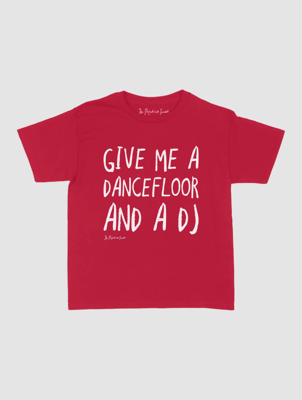 dancefloor baby tee - In Print We Trust