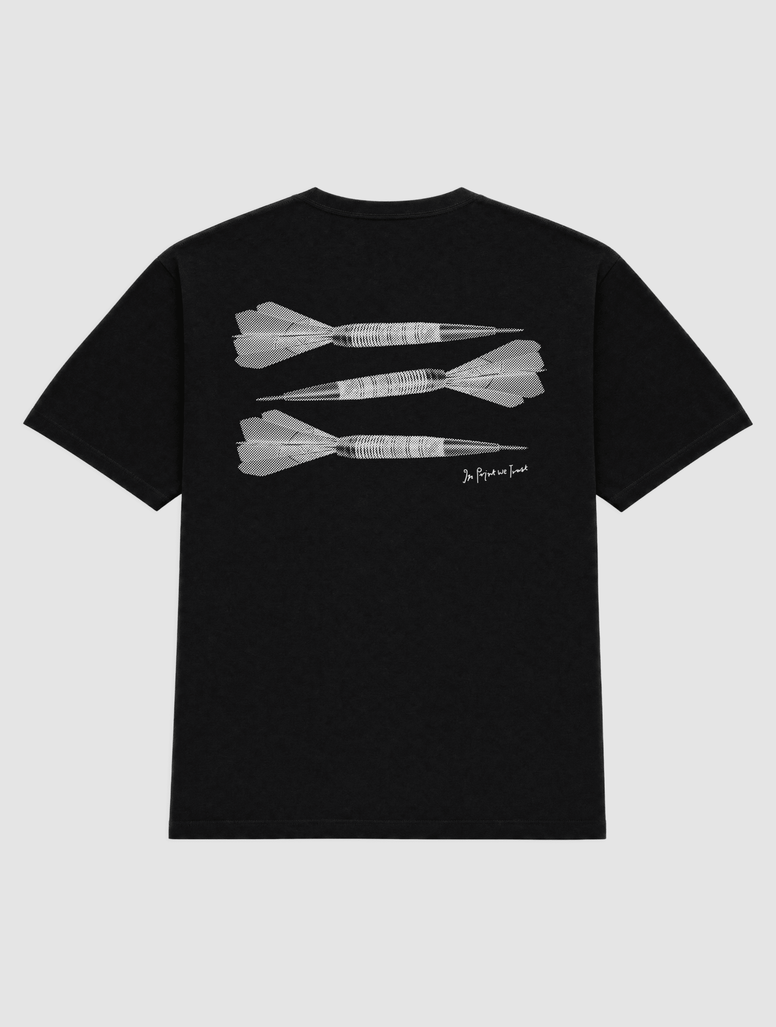 darts heavyweight tee - In Print We Trust
