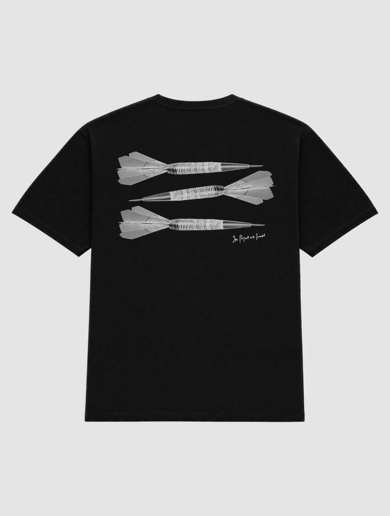 darts heavyweight tee - In Print We Trust