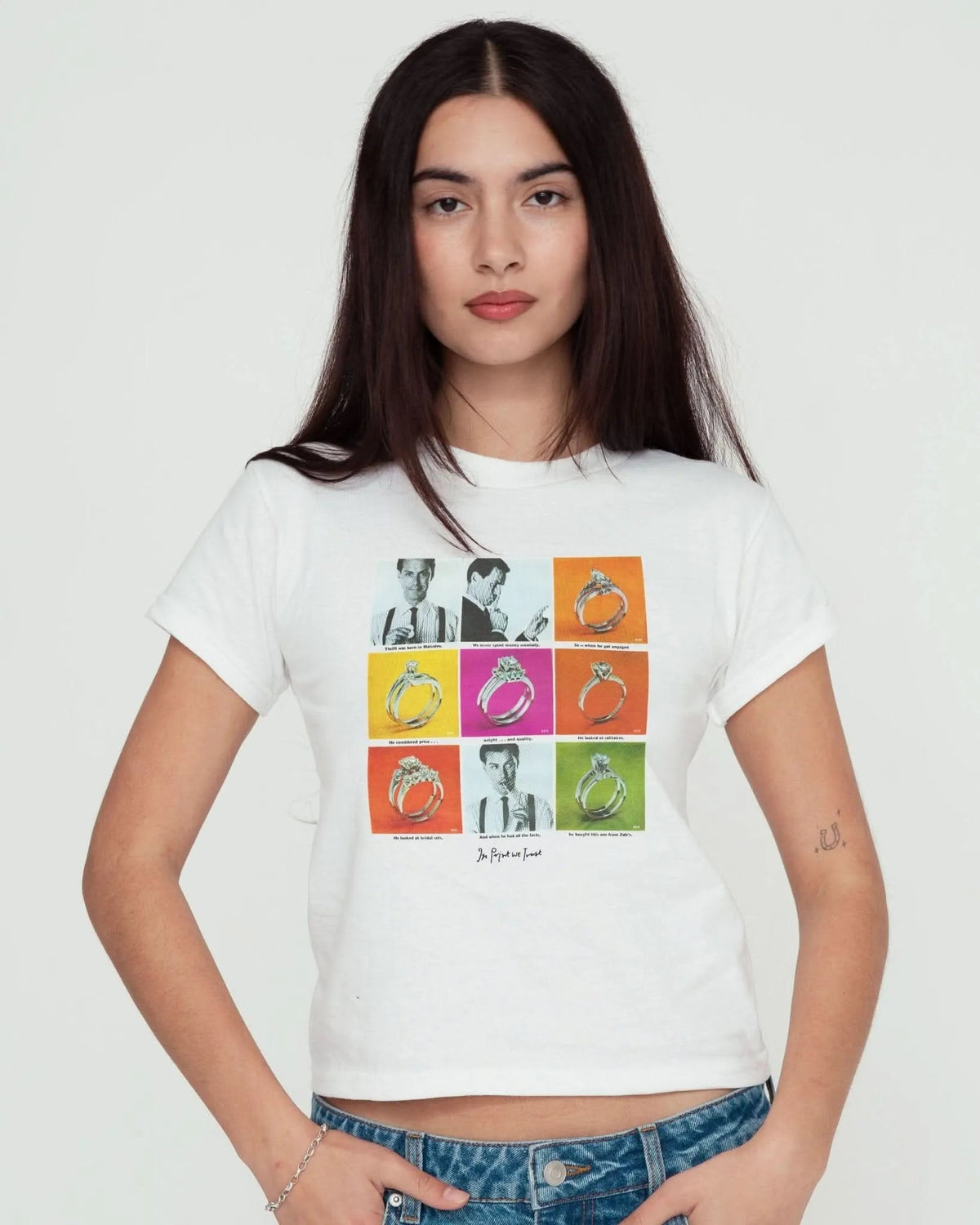 decisions decisions baby tee - In Print We Trust