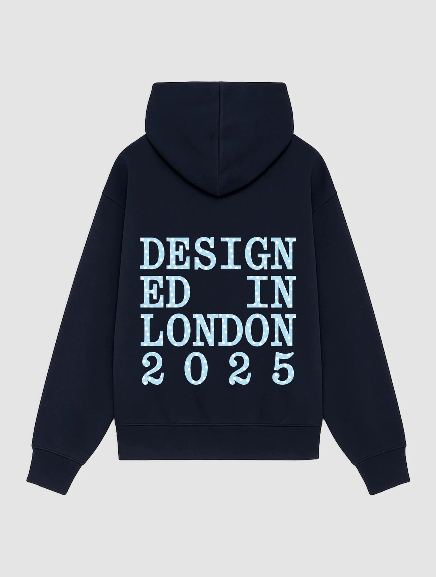 designed in london hoodie - In Print We Trust