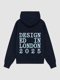 designed in london hoodie - In Print We Trust